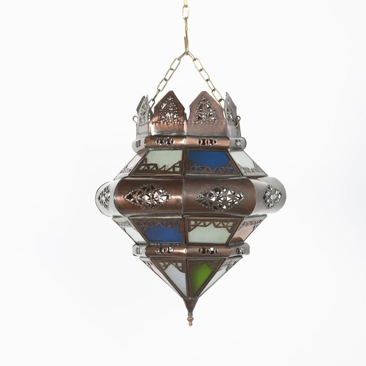 lámpara árabe de cristal corona F11B