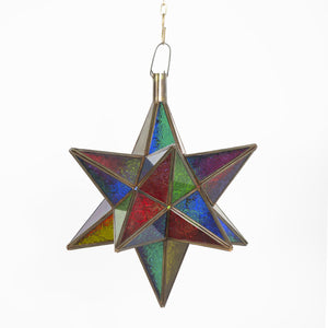 lámpara árabe estrella de cristal A11 MC