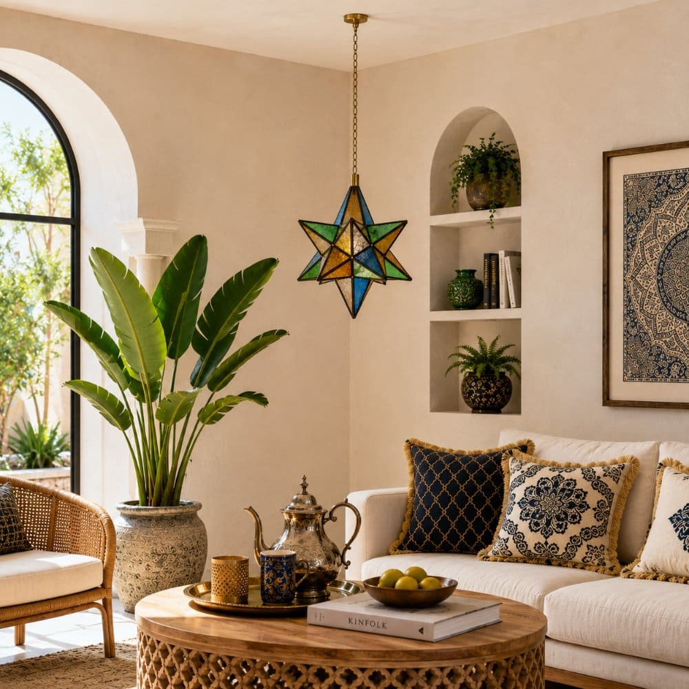 Arab Crystal Star Lamp A11 40x37