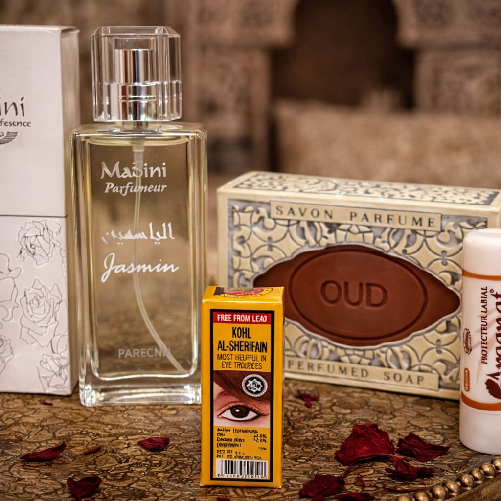 madini cesta cosmética árabe jazmin detalle