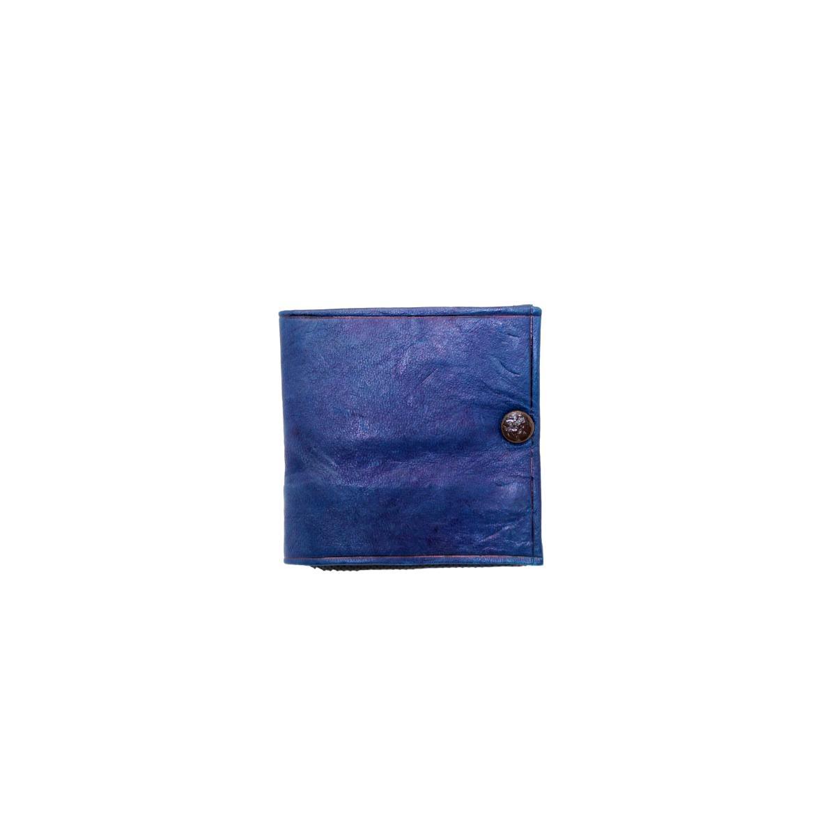 Monedero marroquí de cuero natural billetero