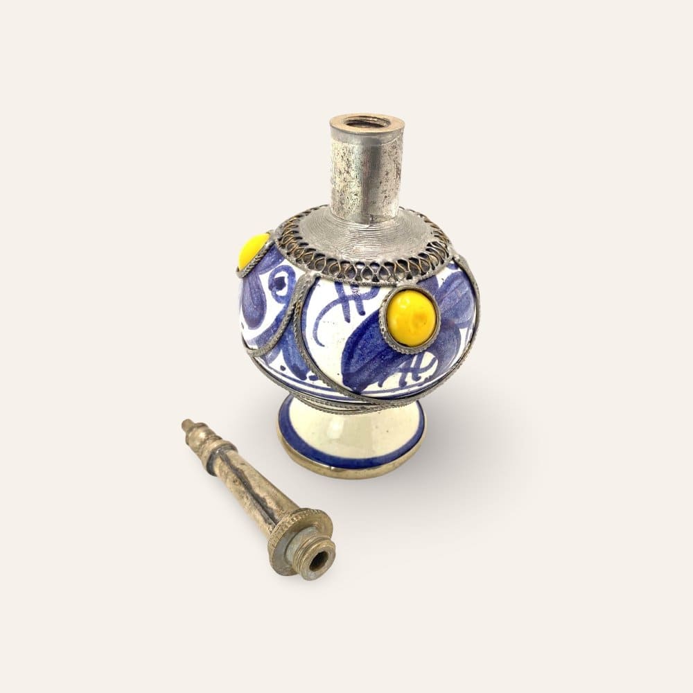 perfumero árabe cerámica pintado