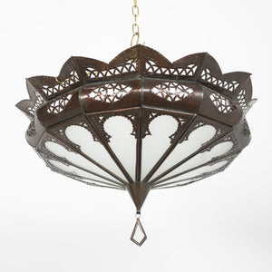 plafón árabe de techo en cristal blanco