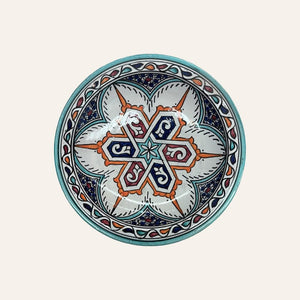 Arabic ceramic plate from Fez 3 sizes
