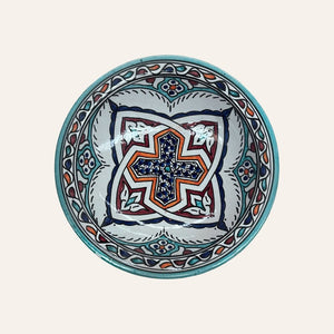 Arabic ceramic plate from Fez 3 sizes