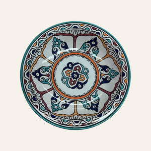 Arabic ceramic plate from Fez 3 sizes