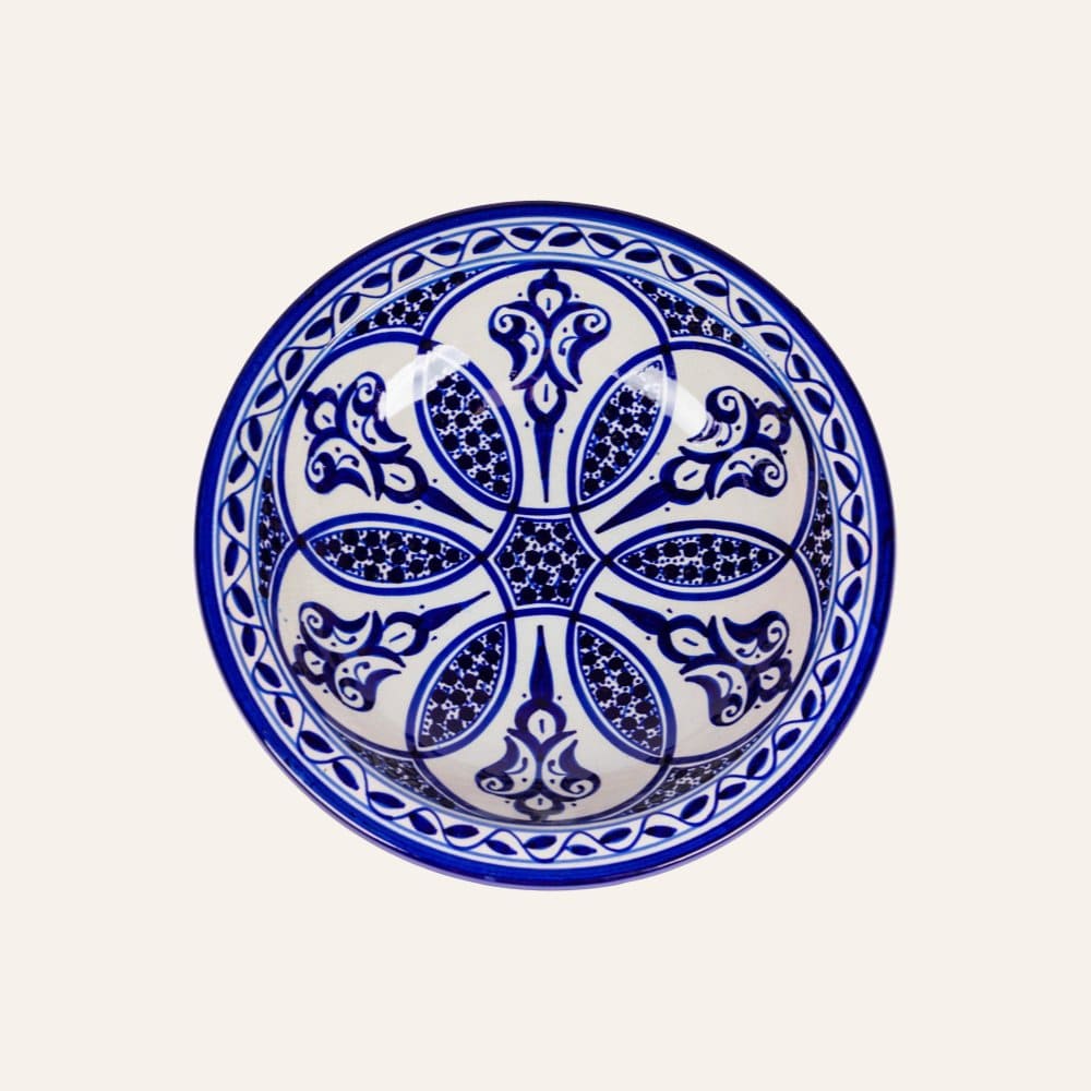Arabic ceramic plate from Fez 3 sizes