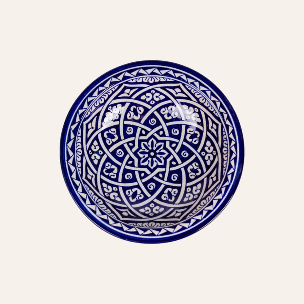 Arabic ceramic plate from Fez 3 sizes
