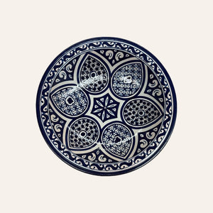 Arabic ceramic plate from Fez 3 sizes