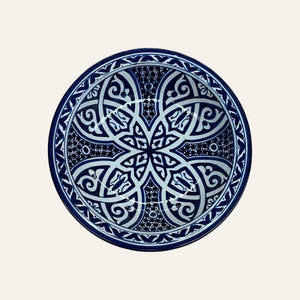 Arabic ceramic plate from Fez 3 sizes
