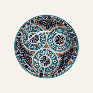 Arabic ceramic plate from Fez 3 sizes