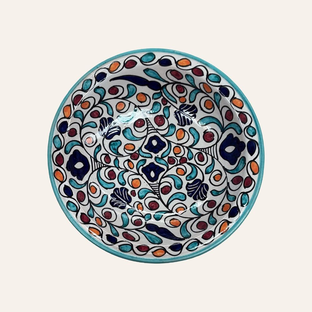 Arabic ceramic plate from Fez 3 sizes