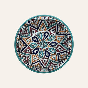 Arabic ceramic plate from Fez 3 sizes