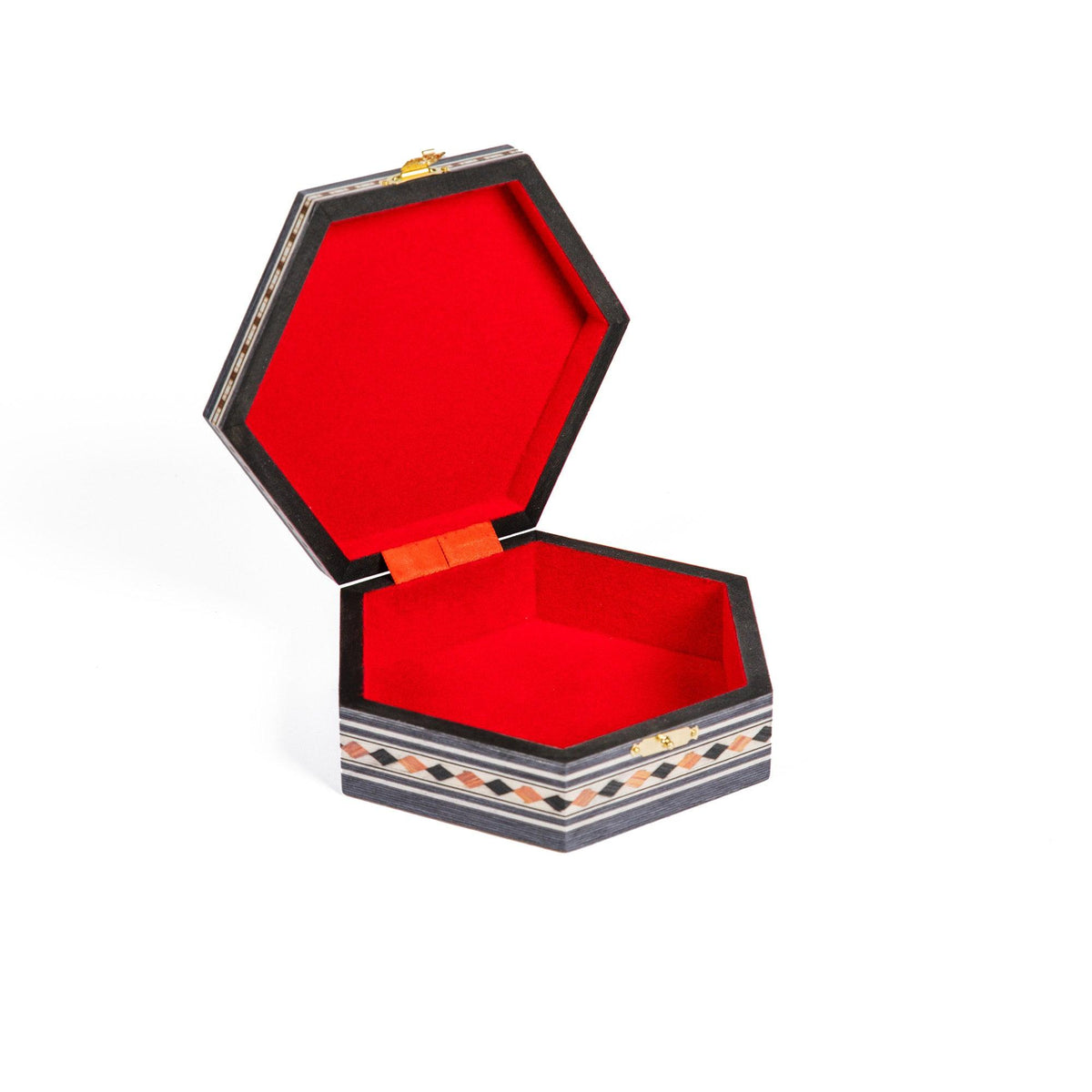 Polvera Hexagonal de Taracea Granadina