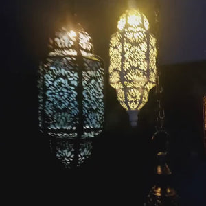 farol árabe de bronce antiguo video