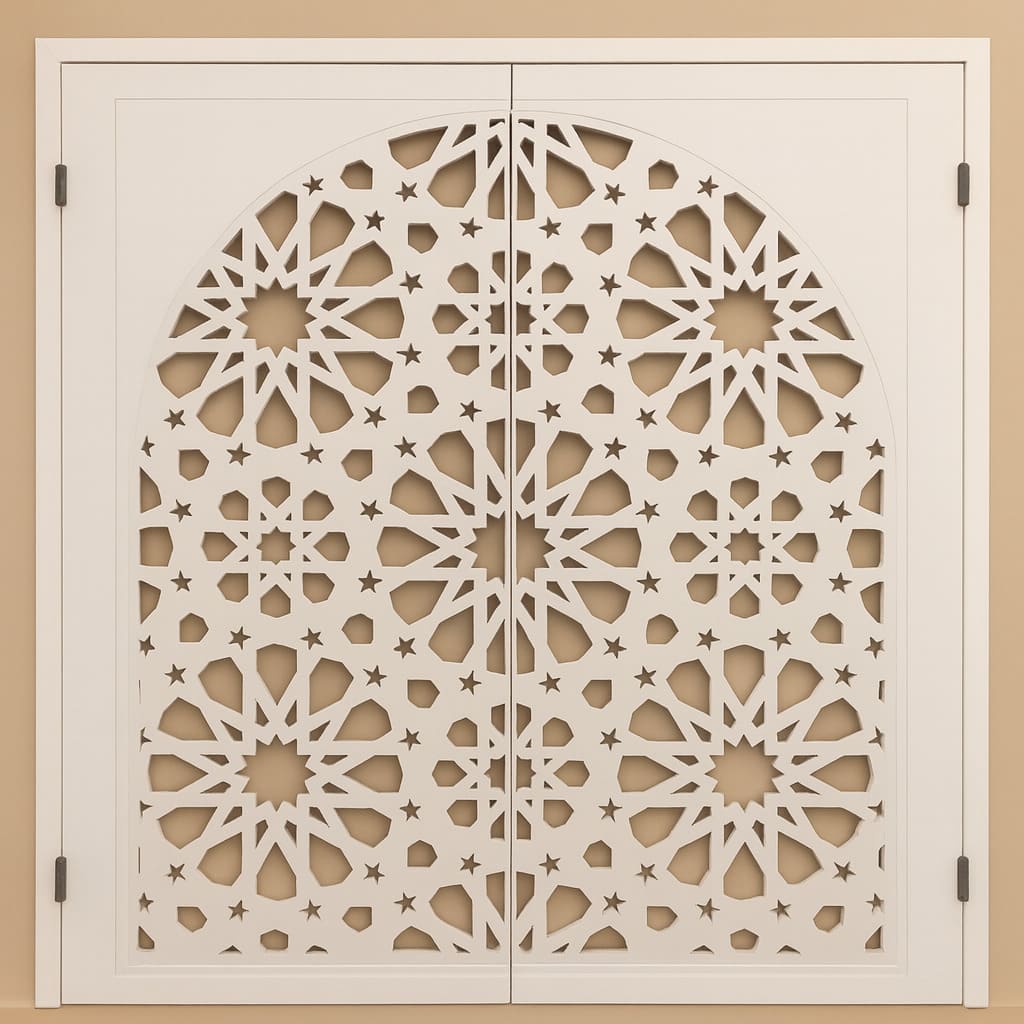 puerta celosía