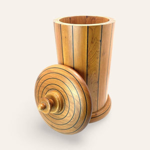 recipiente marroqui madera thuja abierto