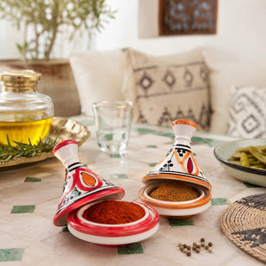 Tajín marroquí especiero duo