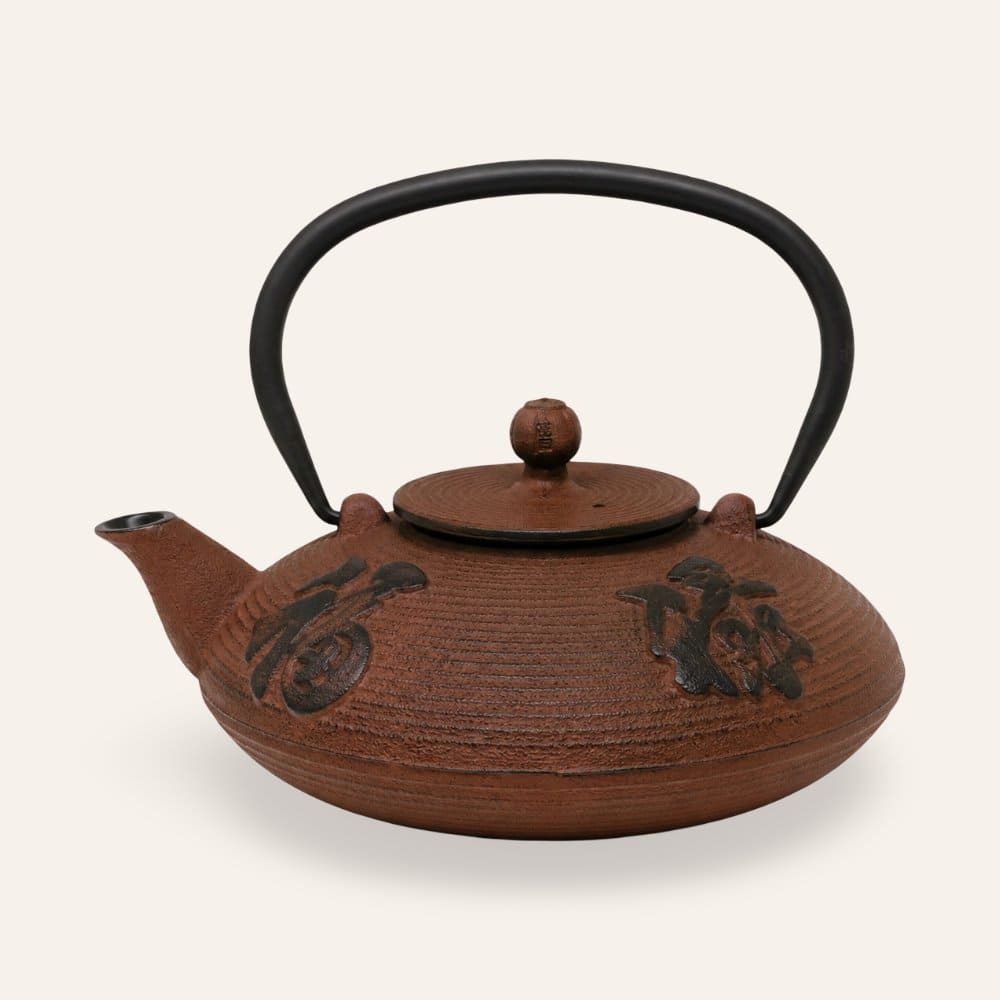 tetera japonesa hierro 800 roja